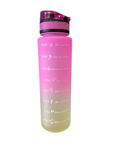 Termo Motivacional 900 ml Rosa-Blanco